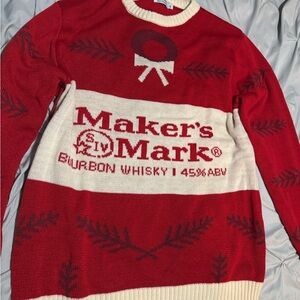 Maker’s Mark Christmas Sweater